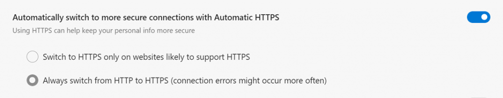 Microsoft Edge 92将开始预览自动选用HTTPS功能 - 图3