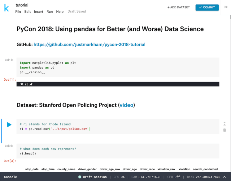 基于云的六大 Jupyter Notebook 平台测评 - 图3