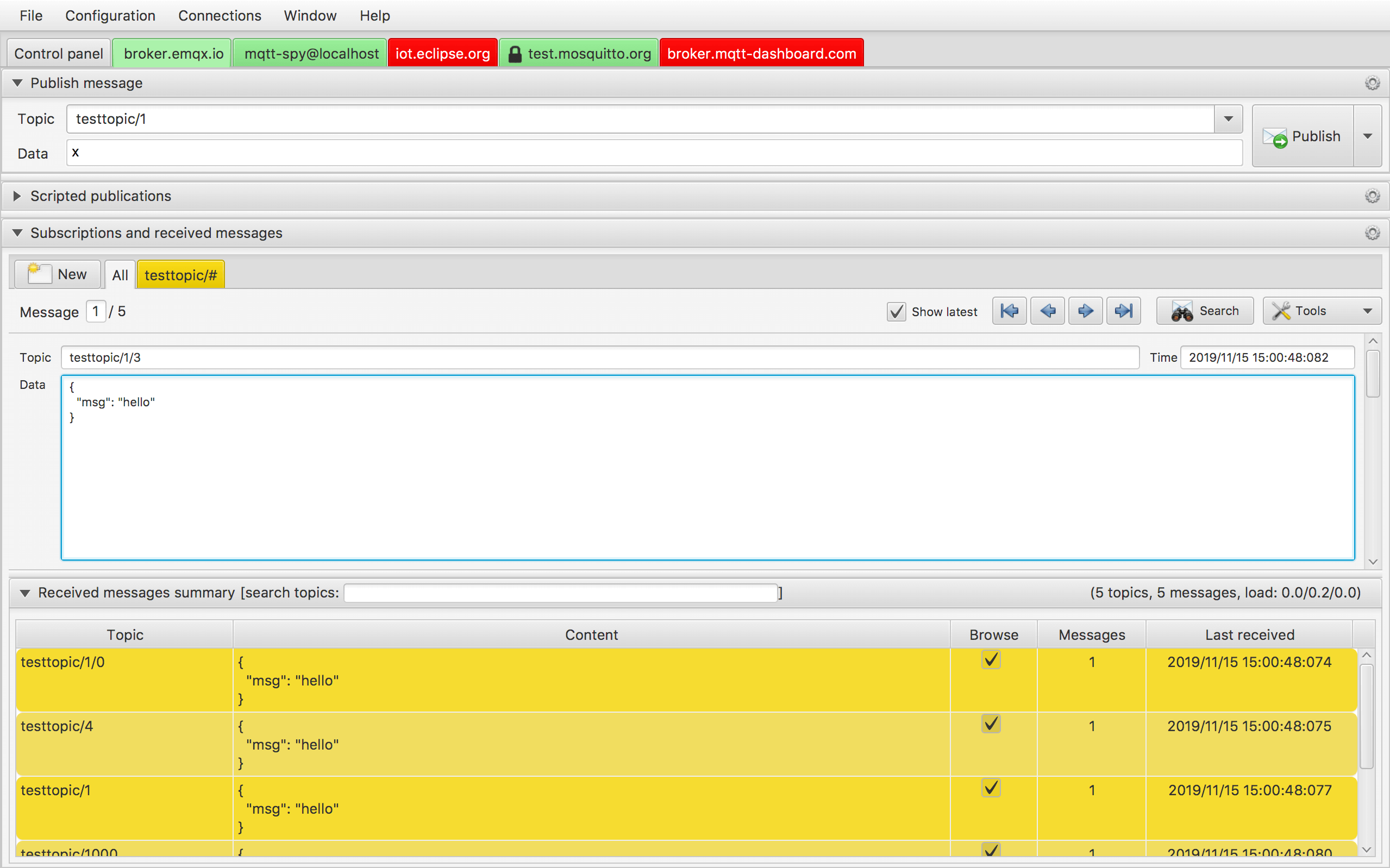 常见 MQTT 客户端工具比较 - 图6