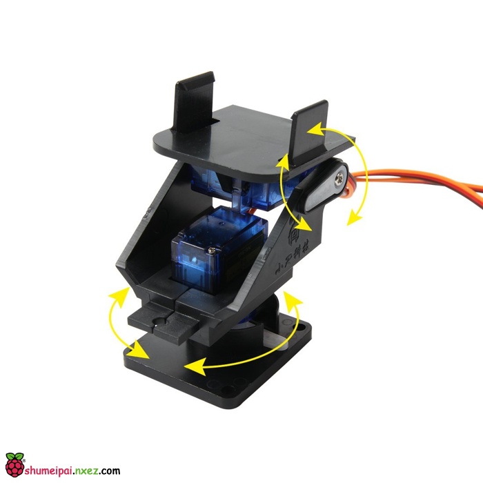 基于树莓派的多舵机控制的定位拍照云台 | 树莓派实验室 - 图11