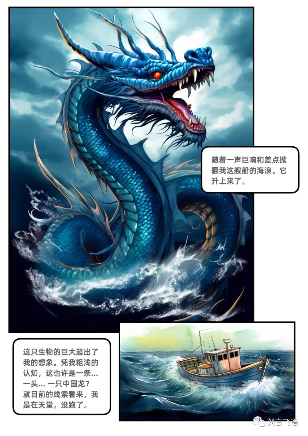 打鱼记·上（Midjourney 漫画） - 图16