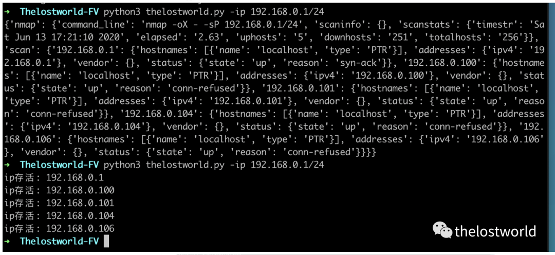 【编程】Python中python-nmap扫描参数（一） - 图3