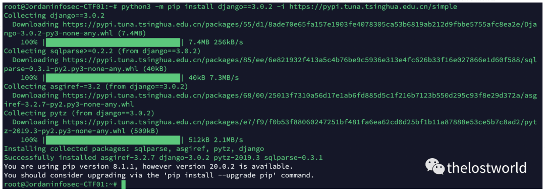 CVE-2020-7471-Django SQL注入漏洞复现 - 图2