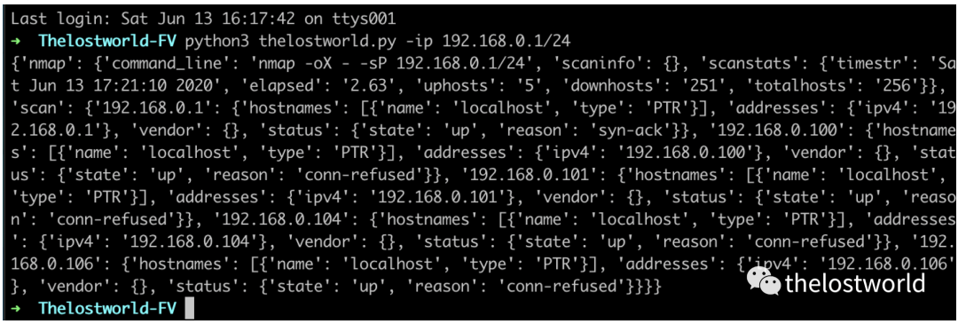 【编程】Python中python-nmap扫描参数（一） - 图2