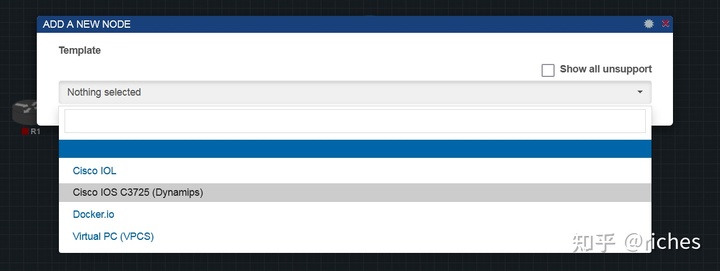 pnet模拟器导入dynamips、IOL、QEMU镜像 - 图6