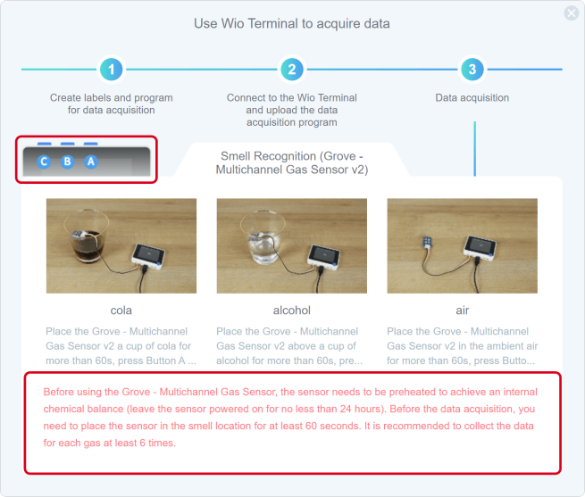 Smell Recognition by using Grove-Multichannel Gas Sensor - 图16