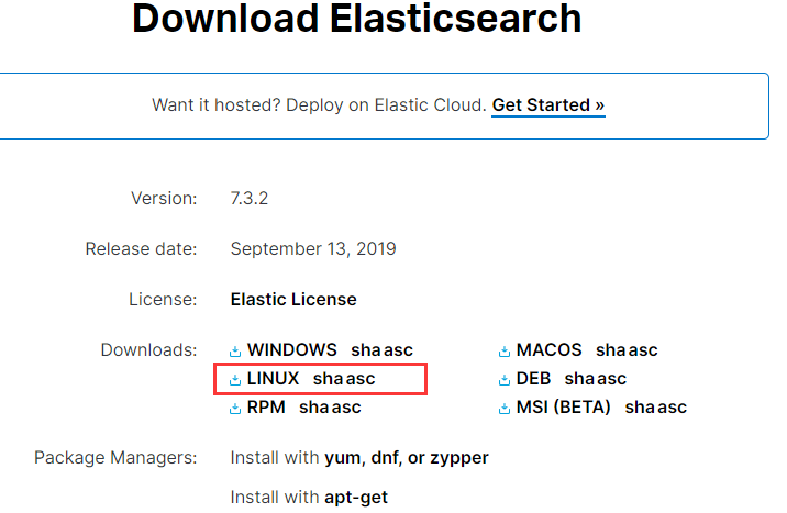 在linux上安装elasticsearch简称ES 简单介绍安装步骤 - 图4