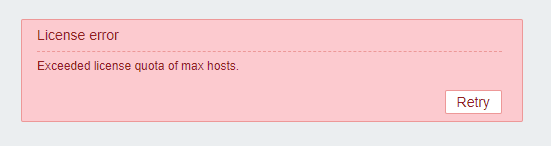 License_error_超出License授权的最大主机数量 - 图1