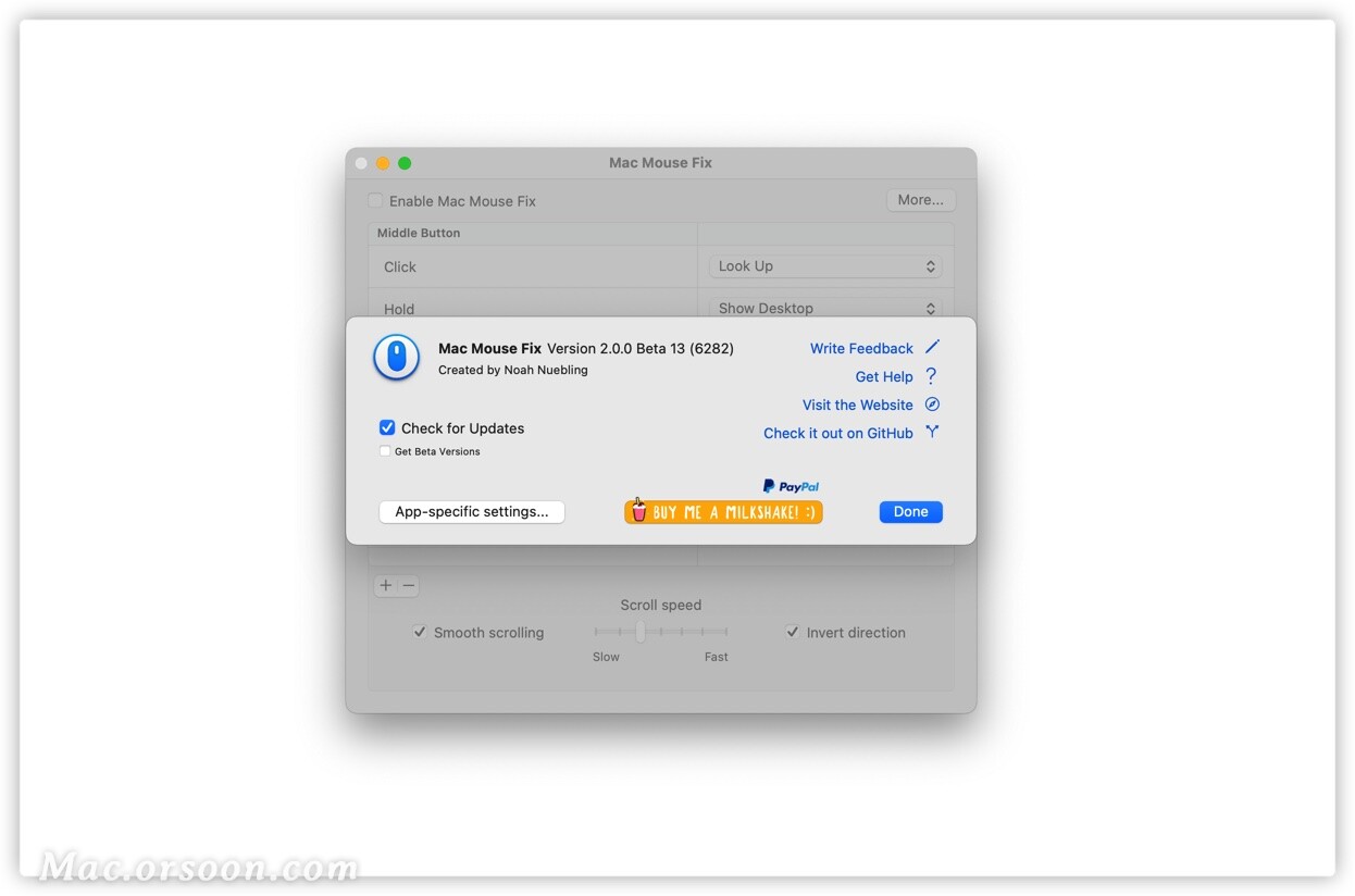 Mac Mouse Fix 2.0.0 Beta 13 (让你的mac鼠标丝般顺滑) - 图1