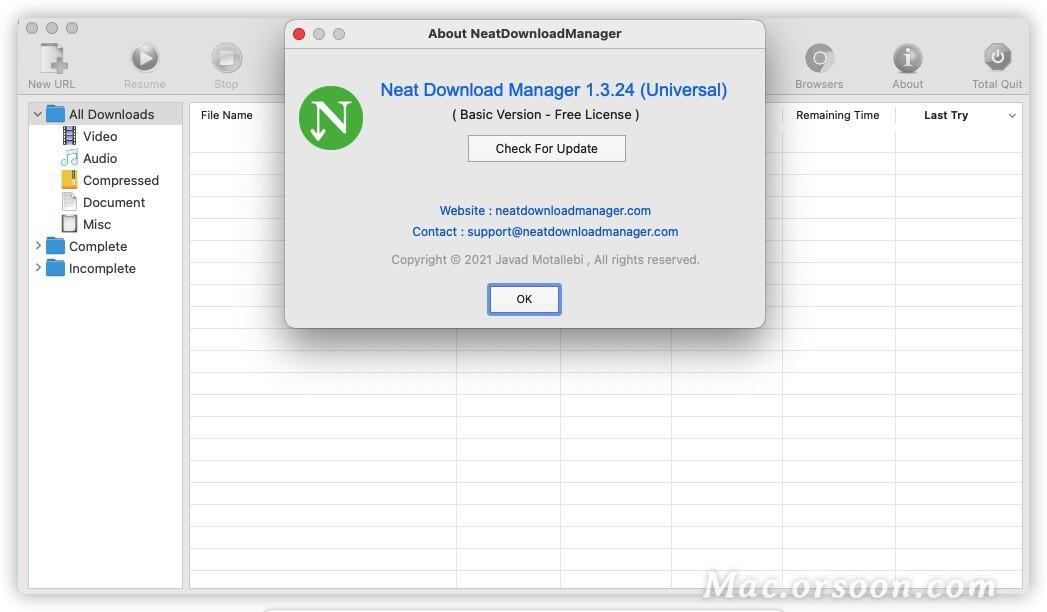 NeatDownloadManager ，mac用户必备一款多线程下载工具 - 图1