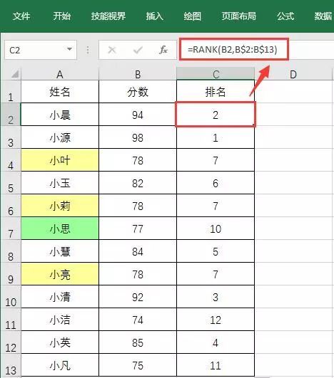 中国式排名 - 图1