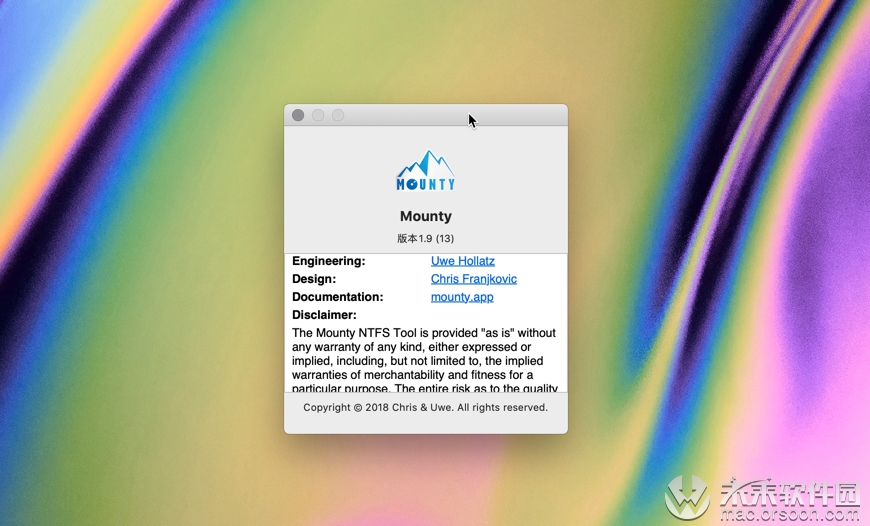 Mac必备小工具- Mounty 原生支持 NTFS 读写驱动应用 - 图1