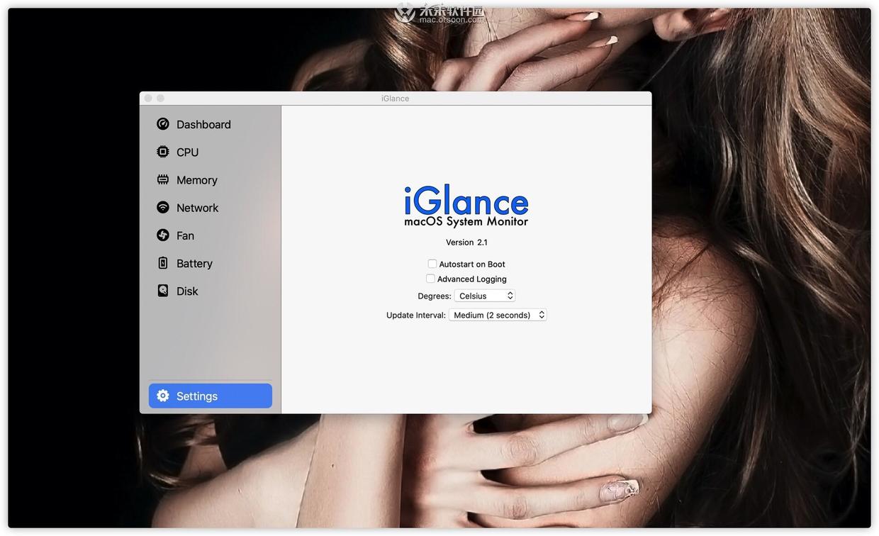 iGlance v2.1.0最新版 (系统硬件监控工具) - 图1