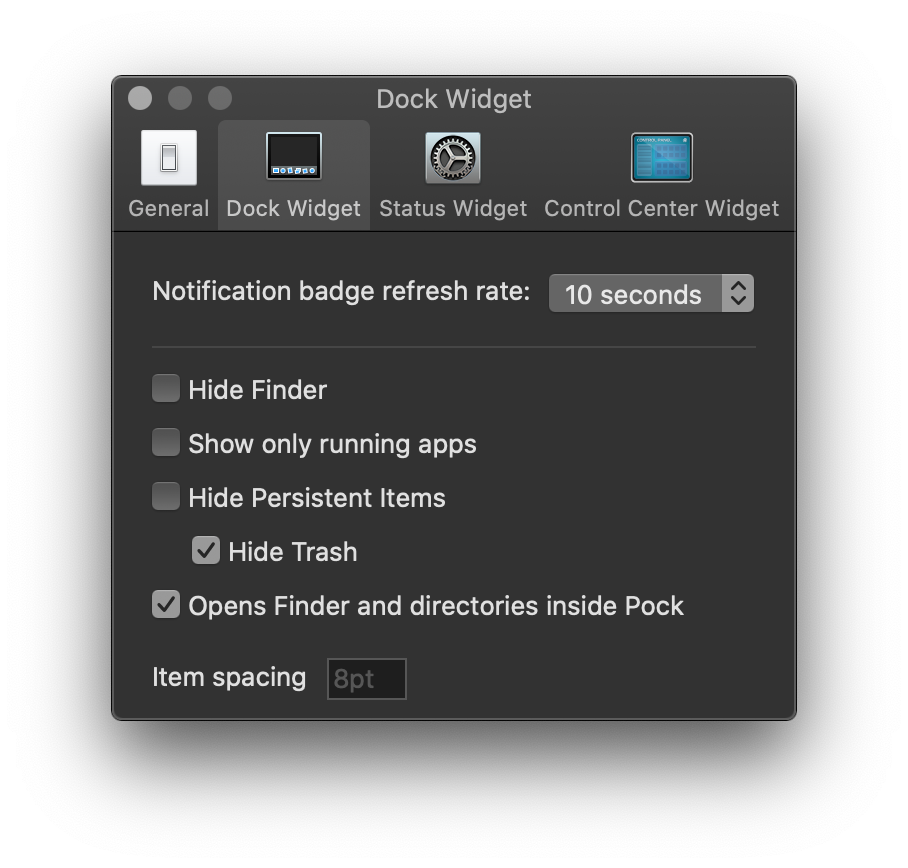 Pock 让macOS 的App 图示显示在Touch Bar 上，让你快速一指切换 - 图5