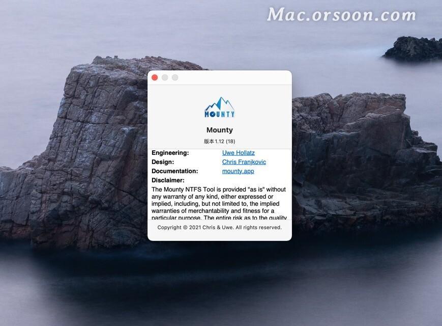 Mounty for NTFS-让你的Mac OS M1可以正确读写NTFS文件系统 - 图1
