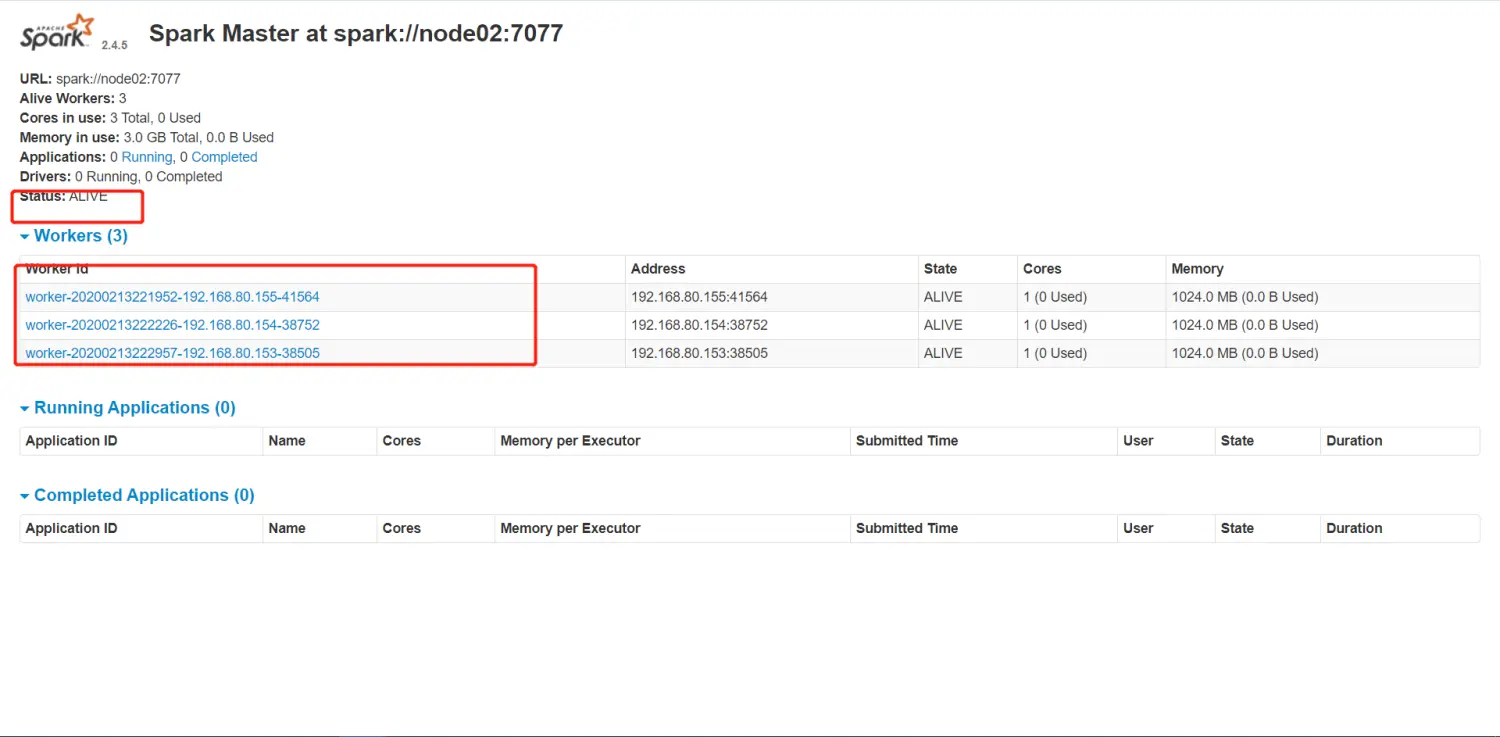 Spark集群安装 - 图4