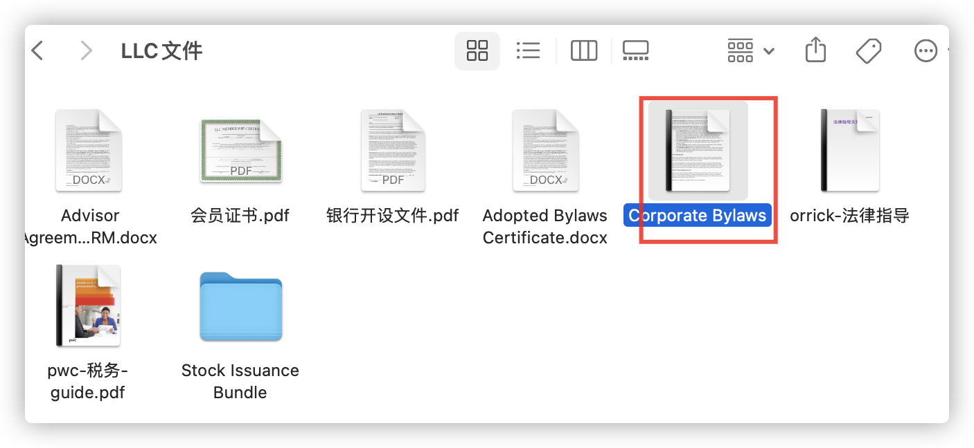 美国公司文件 - 图3