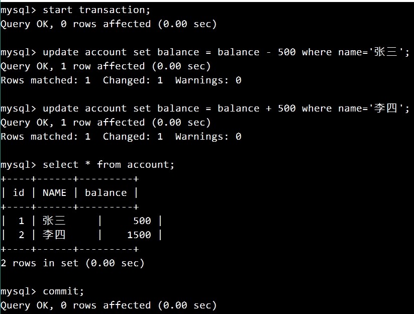 3.MySQL多表查询与事务的操作 - 图18