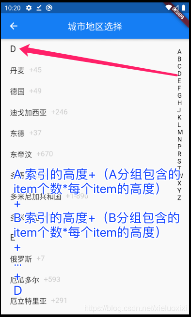 21  Flutter通讯录列表字母索引 - 图2