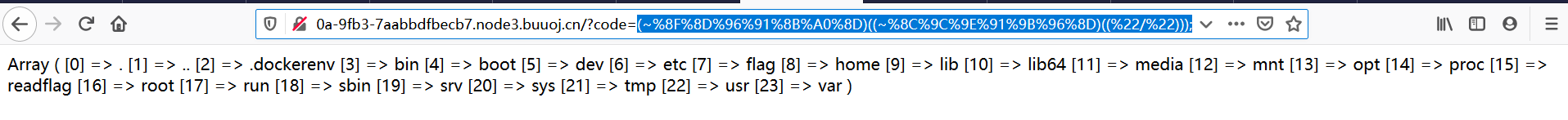 记PHP7特性的题目--[极客大挑战 2019]RCE ME - 图9