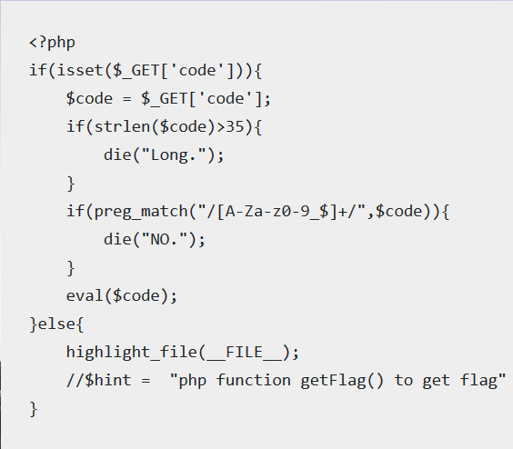 记PHP7特性的题目--[极客大挑战 2019]RCE ME - 图1