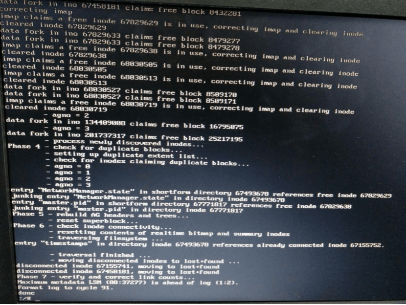 Centos 7 启动错误：XFS_WANT_CORRUPTED_GOTO 修复 - 图5