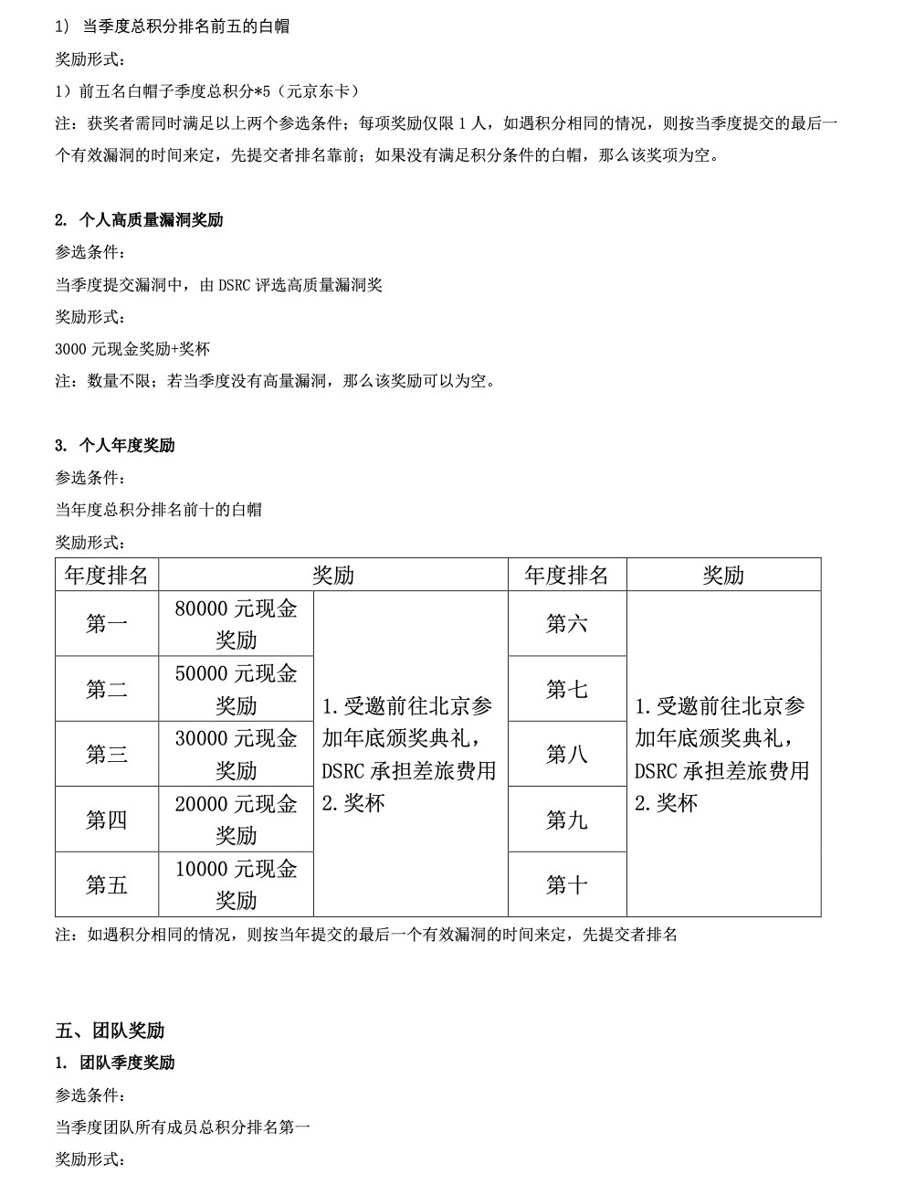 滴滴出行安全应急响应中心(DSRC) 奖励规范-V4.0 - 图2