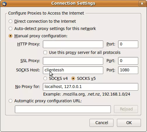 动态端口转发：安装带有 SSH 的 SOCKS 服务器 - 图5