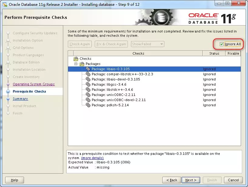 CentOS6.9下安装Oracle11gR2数据库 - 图29