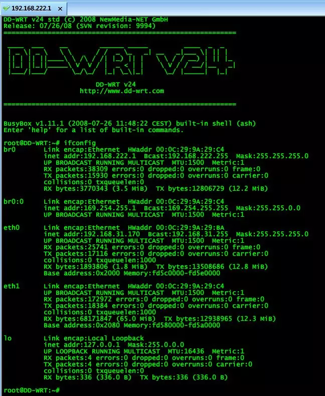 VMware虚拟机上安装 x86版本DD-WRT - 图18