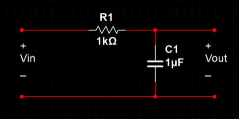 【滤波器】一阶低通滤波器设计 - 图1