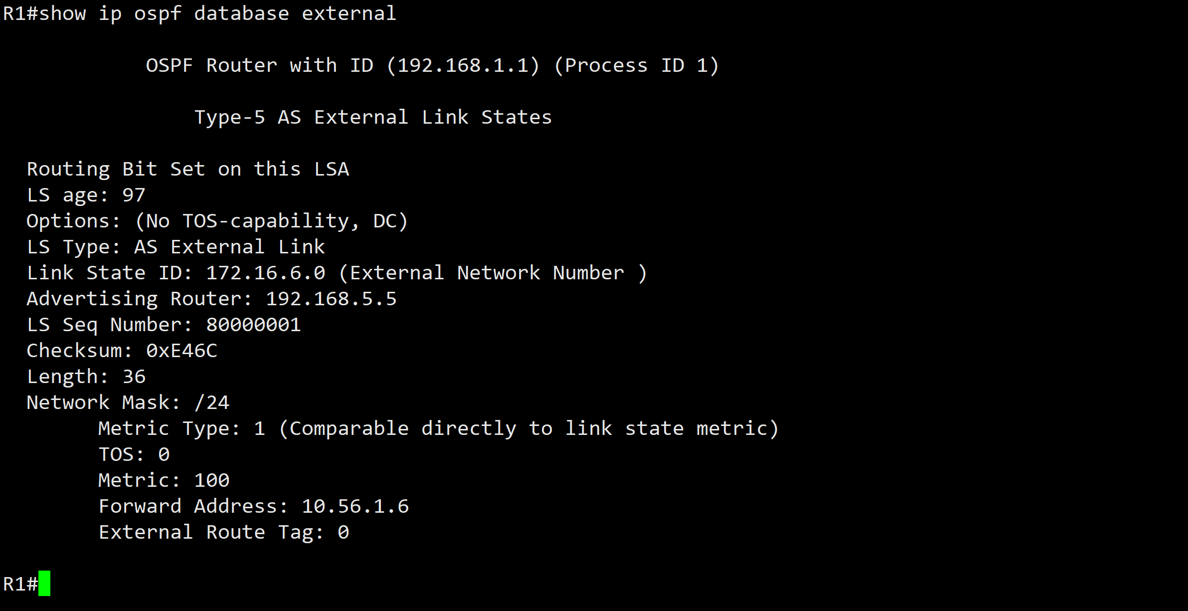 26 LSA Type7 - NSSA External Summary - 图4