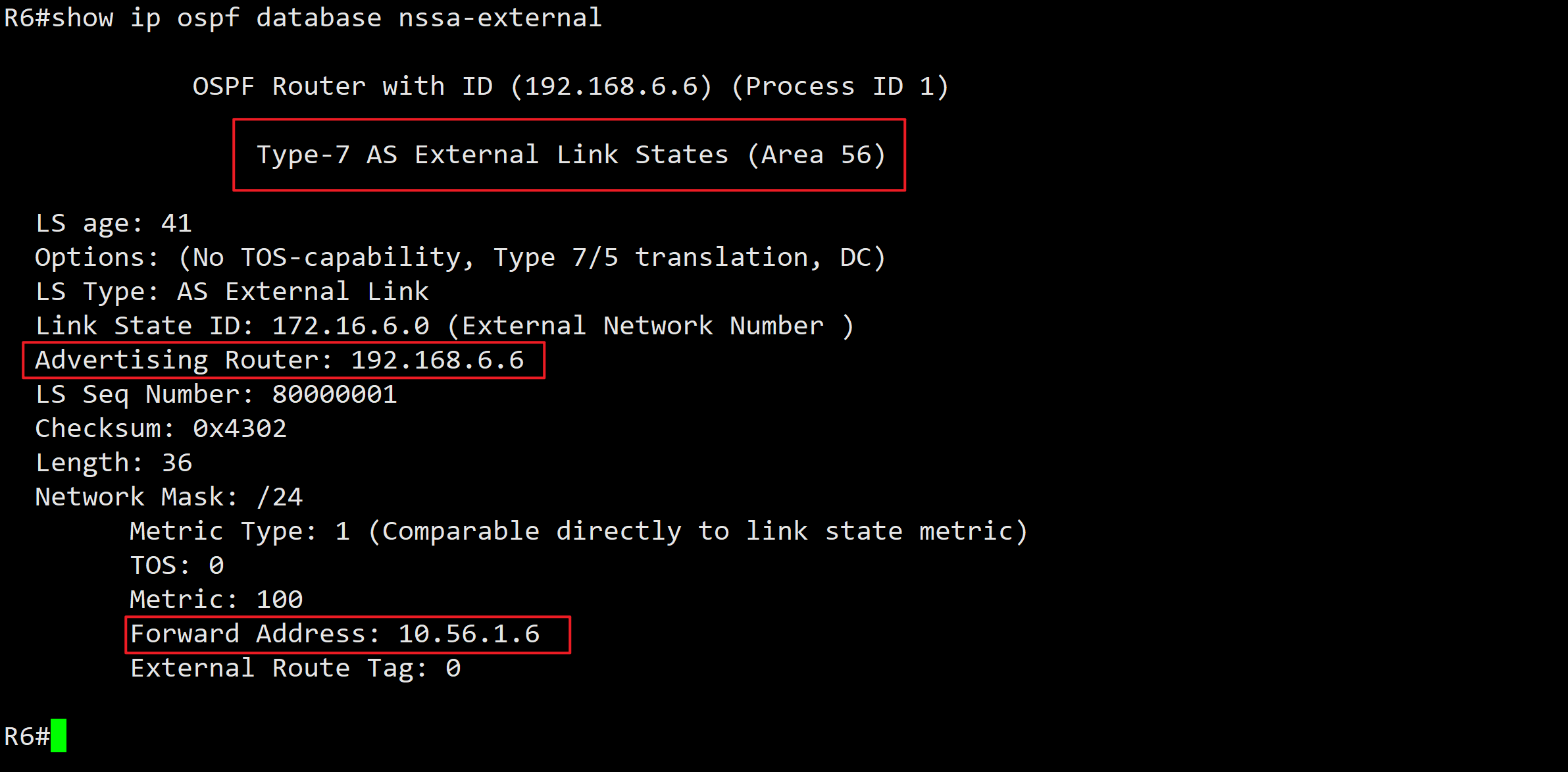 26 LSA Type7 - NSSA External Summary - 图2