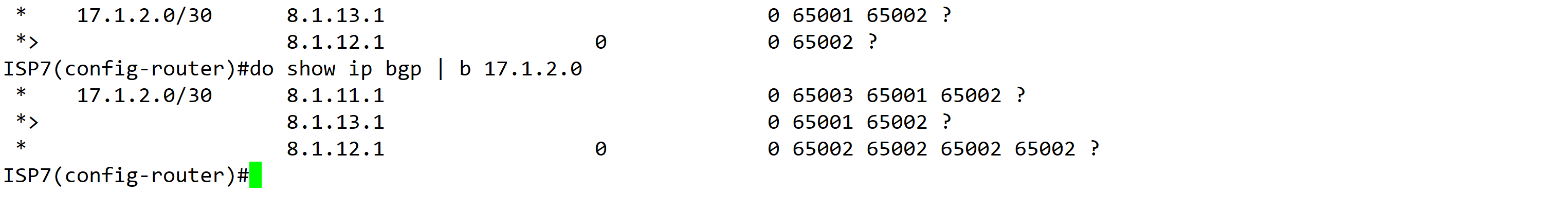 实验 6X16 - CCNP Large Scale BGP @David - 图22