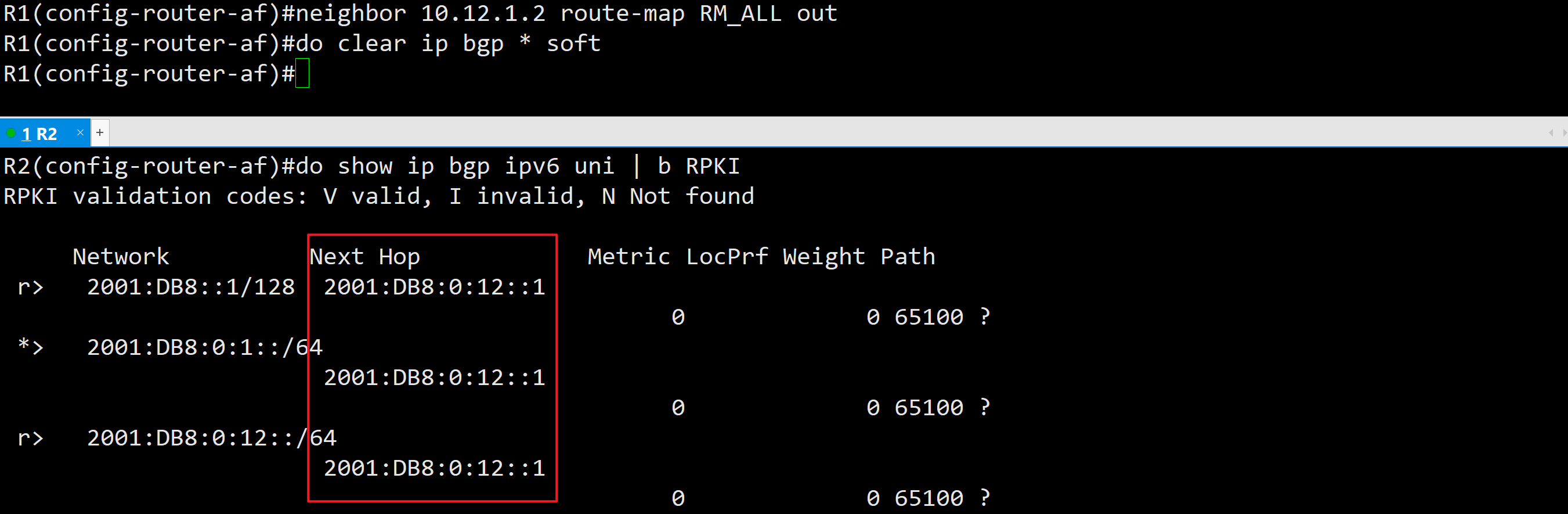 实验02 - IPv6 over IPv4 for BGP - 图3