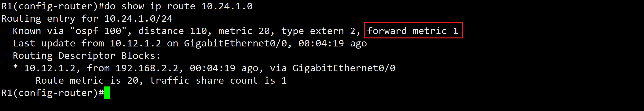 实验02 - Redistribution Into OSPF - 图4