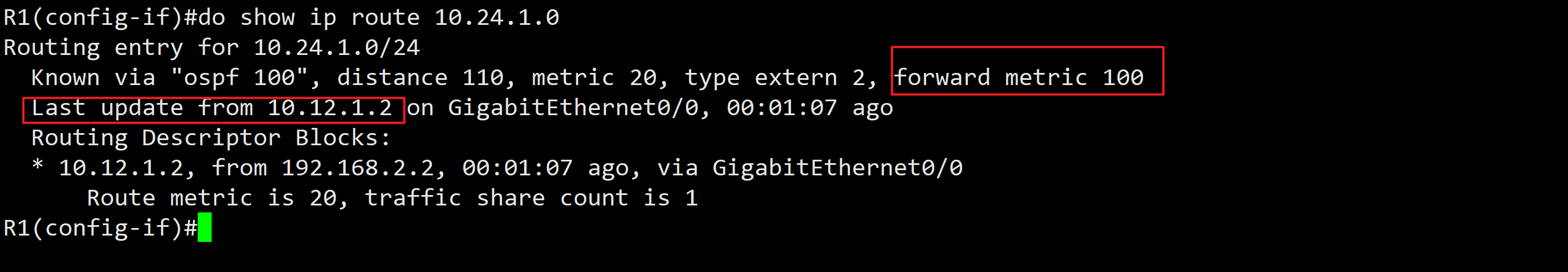 实验02 - Redistribution Into OSPF - 图6