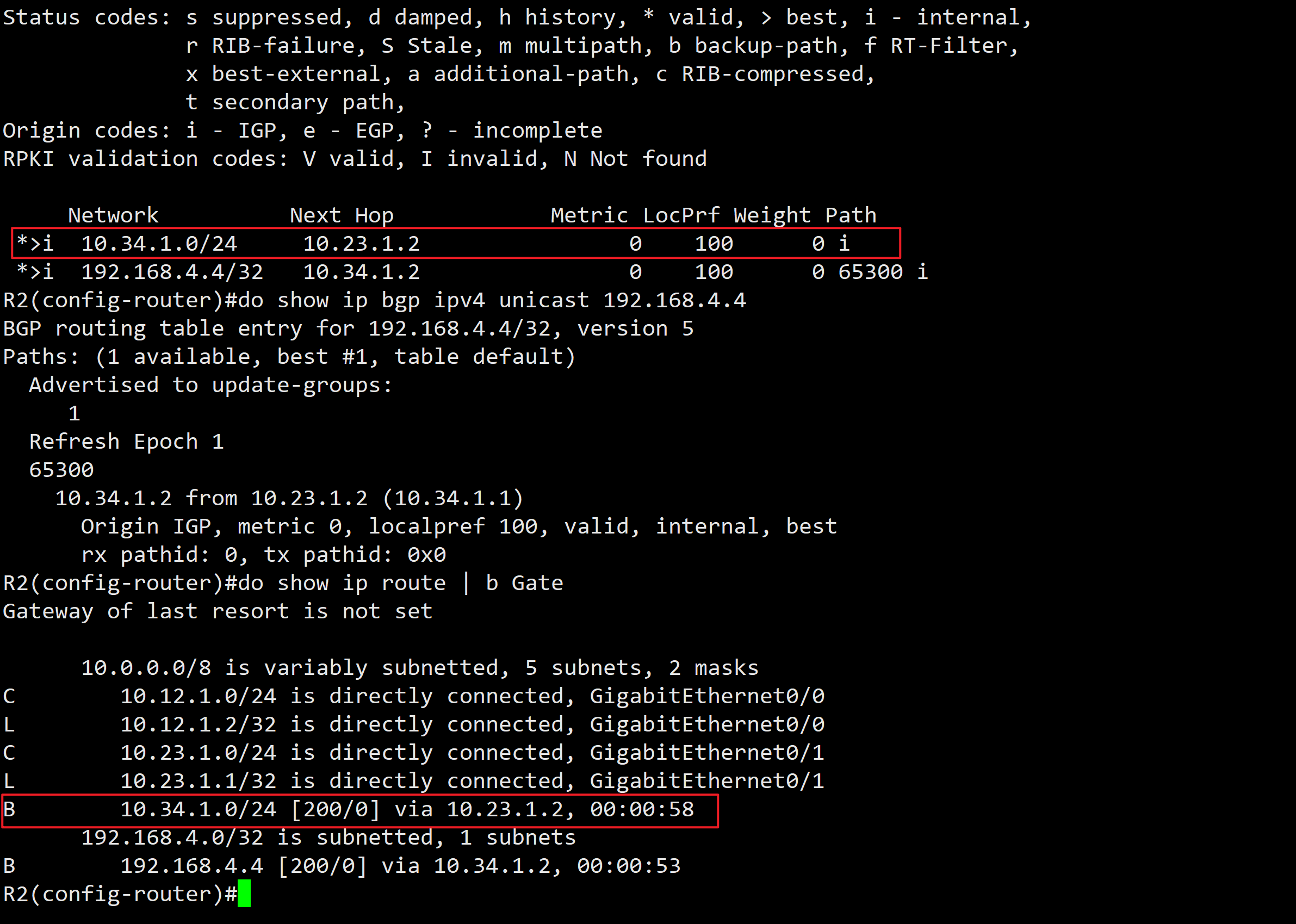 实验02 BGP Next-hop Reachability - 图7