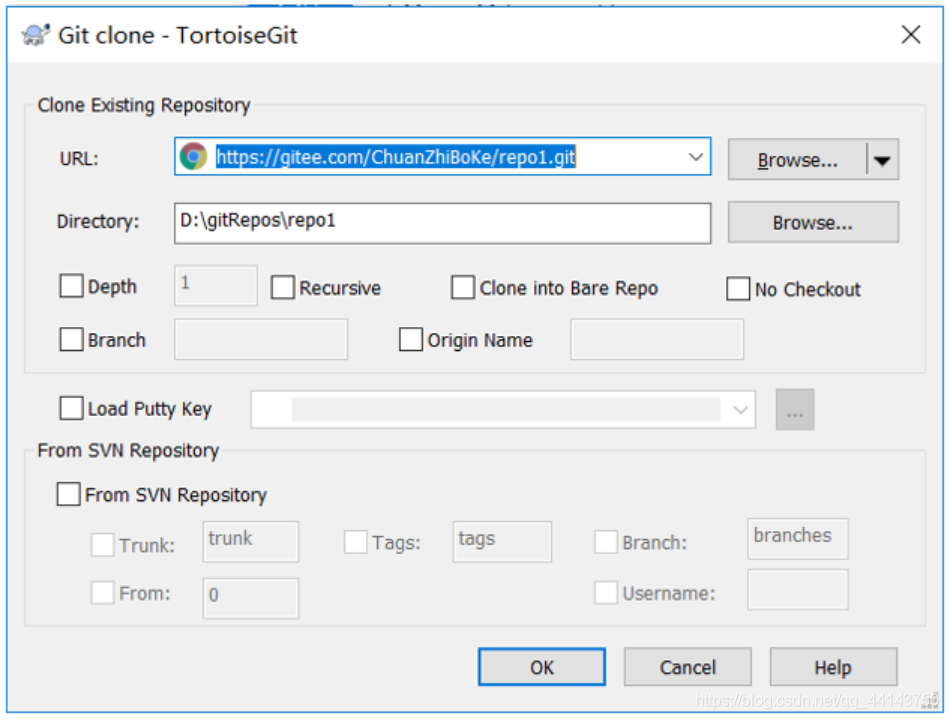 4. Git 使用TortoiseGit管理文件版本 - 图5