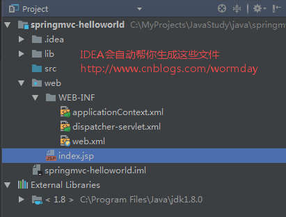 IDEA建立Spring MVC Hello World 详细入门教程 - 图6
