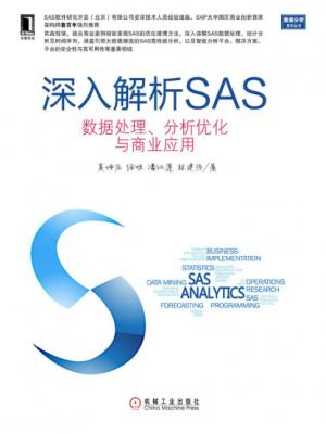 深入解析SAS：数据处理、分析优化与商业应用 (数据分析技术丛书).epub - 图1