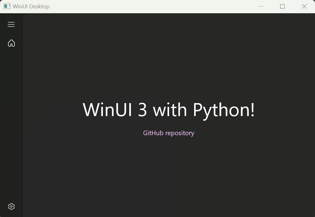 关于 - 《WinUI 3 with Python 开发文档 - 帮助手册 - 教程》 - 极客文档