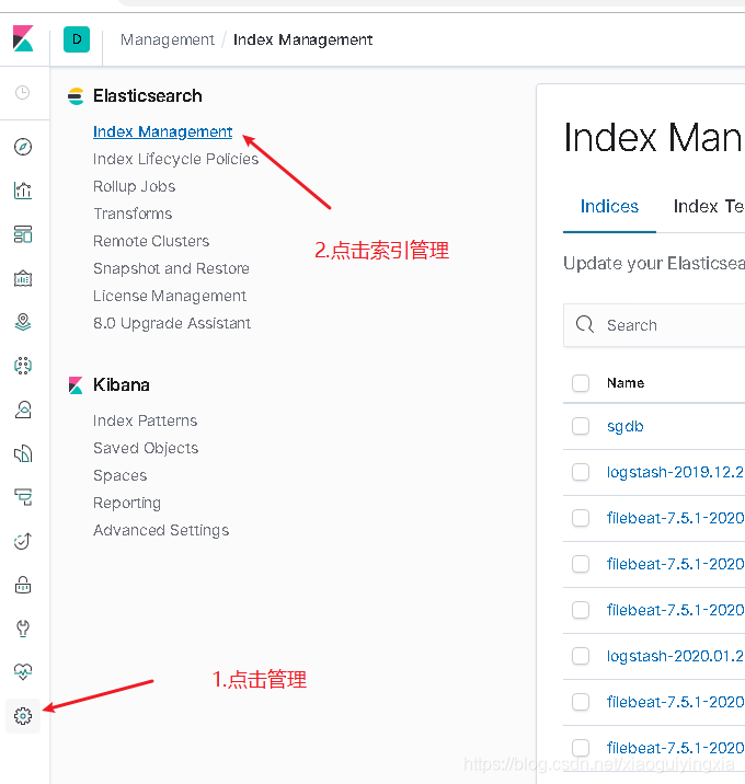 Nginx filebeat Elasticsearch Logstash Kibana日志收集分析系统搭建过程详解 - 图11