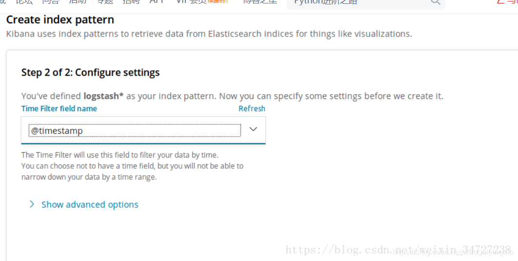 Nginx filebeat Elasticsearch Logstash Kibana日志收集分析系统搭建过程详解 - 图13