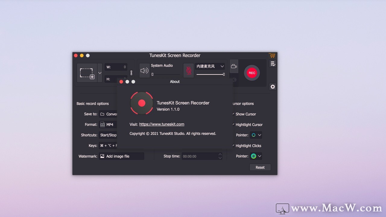 TunesKit Screen Recorder 2.4.0.45 for mac download