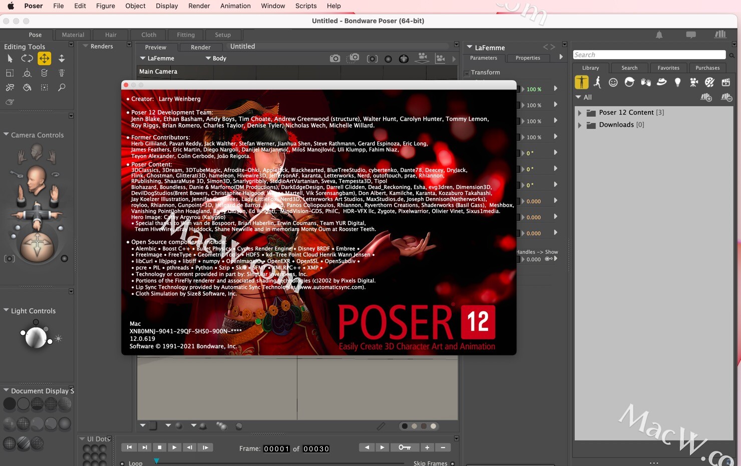Poser Pro 12 for Mac(3D人物造型设计软件) v12.0.619激活版 - 图1