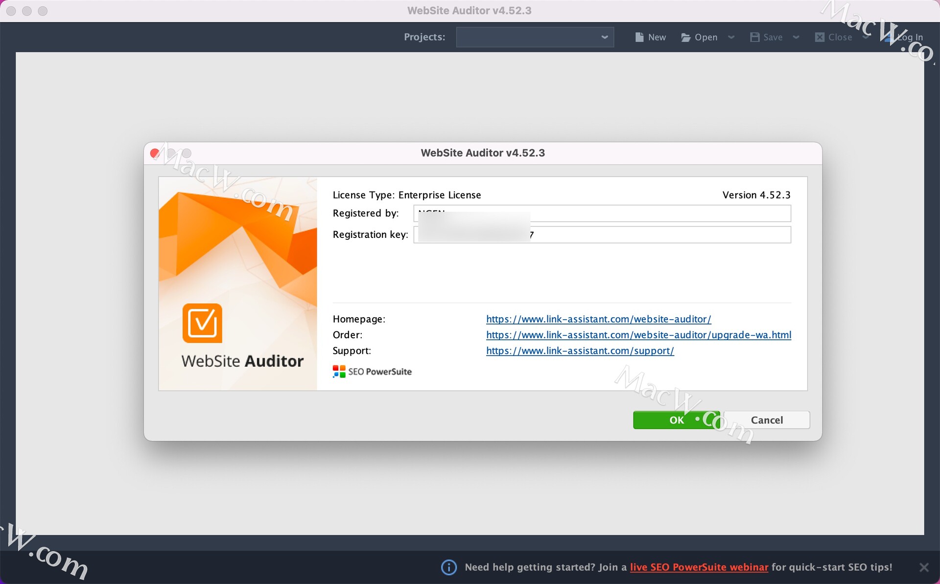 Link-Assistant WebSite Auditor Enterprise for Mac(网站优化分析软件)v4.52.3激活版 - 图1