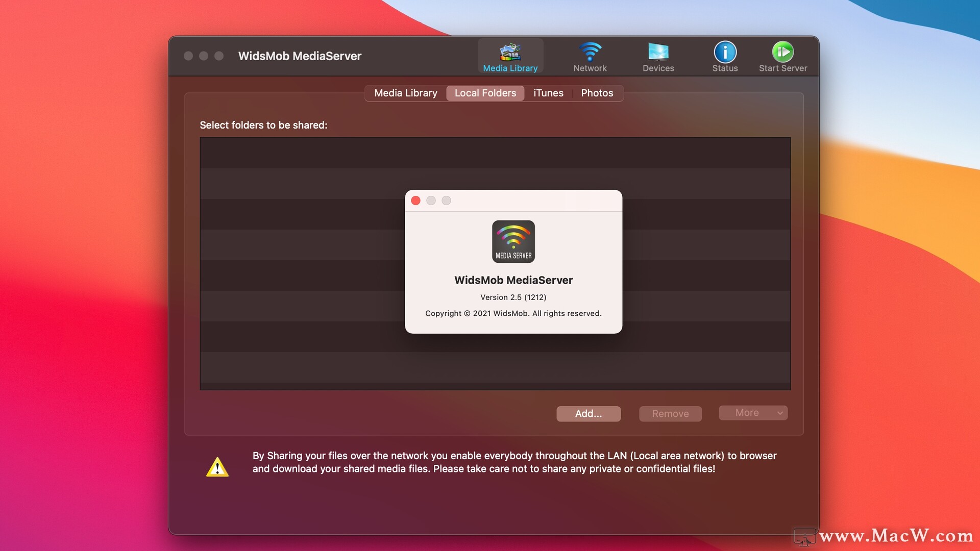 WidsMob MediaServer for Mac(UPnP媒体软件)v2.5激活版 - 图1