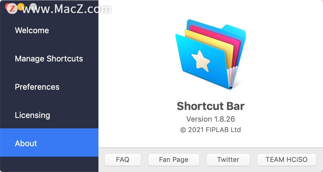 Shortcut Bar for mac(文件夹快速访问工具) 1.8.26 直装版 - 图1